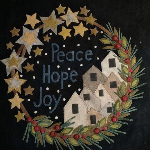 Peace, Hope, Joy  (Pattern)
