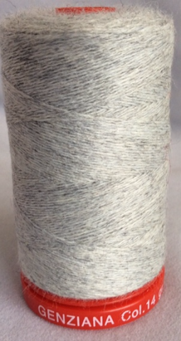Genziana Wool Thread - Pearl Grey 014