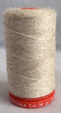 Genziana Wool Thread - Ecru 036