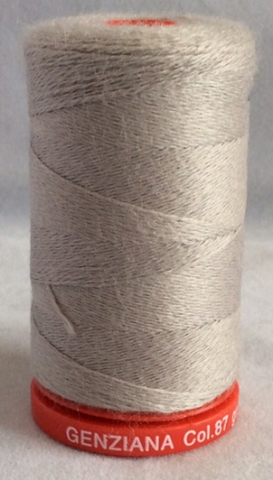 Genziana Wool Thread - Silver Grey 087