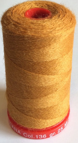 Genziana Wool Thread - Old Gold 136