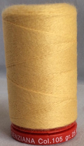 Genziana Wool Thread - Yolk Yellow 105
