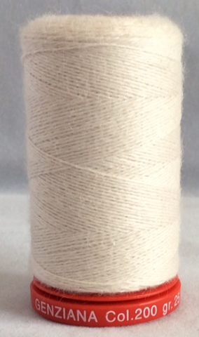 Genziana Wool Thread - Bone 200