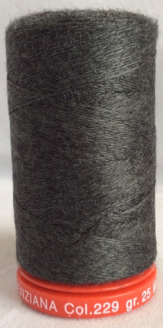 Genziana Wool Thread - Dark Charcoal 229