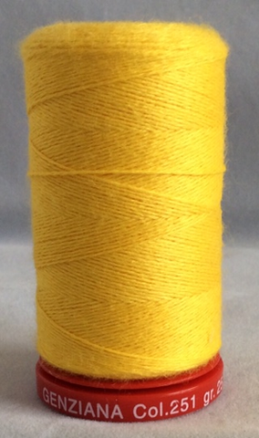 Genziana Wool Thread - Lemon 251