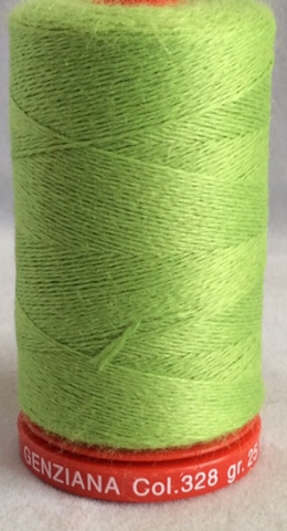 Genziana Wool Thread - Lime Green 328