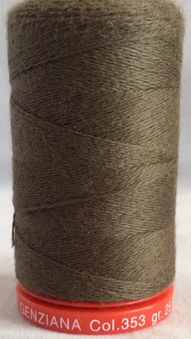 Genziana Wool Thread - Dark Olive 353