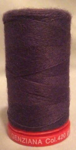 Genziana Wool Thread - Aubergine 420