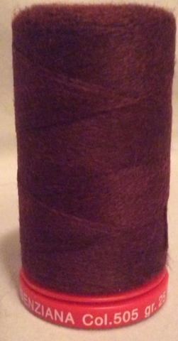 Genziana Wool Thread - Dark Burgundy 505