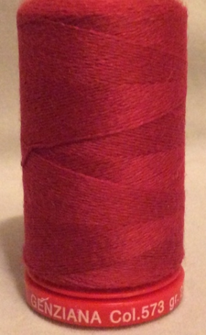 Genziana Wool Thread - Pinkish Red 573