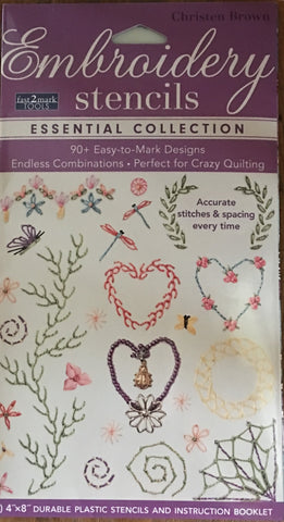 Embroidery Stencils Essential Collection - 90+ Designs for Endless  Combinations